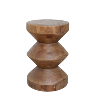 Raw Materials Amsterdam Teakhouten bijzettafel Rizo naturel