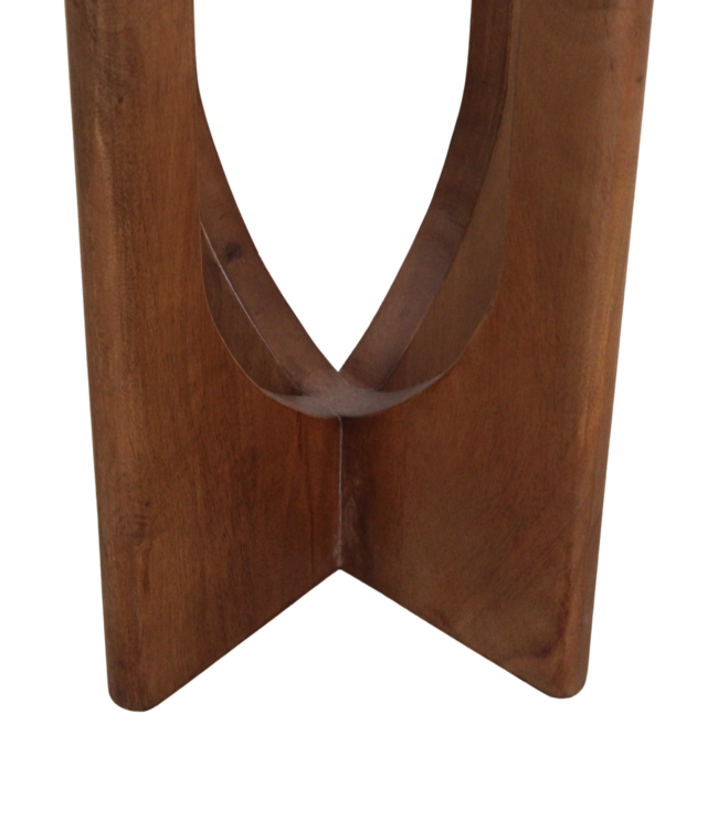 Raw Materials Amsterdam Bijzettafel Brunei | Marmer | Zwart | H50 x D40 cm