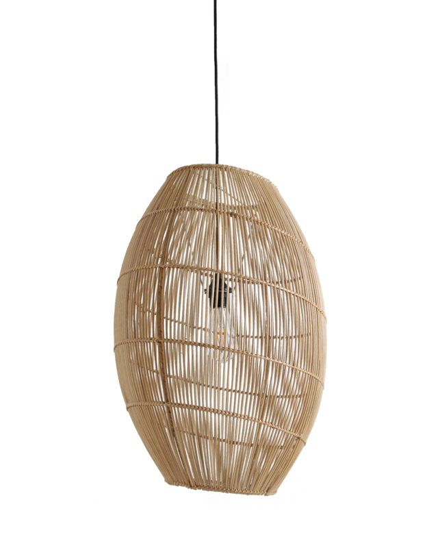 Raw Materials Amsterdam Hanglamp Luna | Rotan | D40 x H60 cm