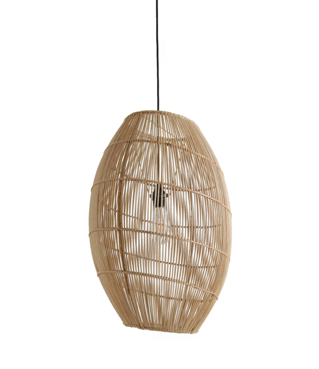 Raw Materials Amsterdam Hanglamp Luna | Rotan | D40 x H60 cm