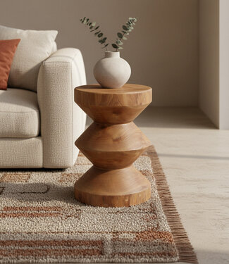 Raw Materials Amsterdam Bijzettafel | Rizo | Teakhout | Naturel