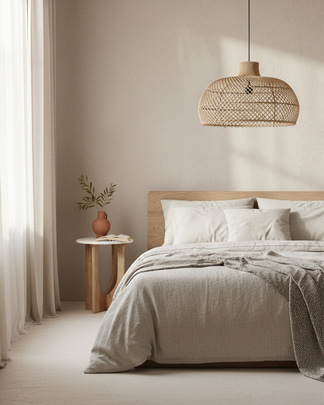 Raw Materials Amsterdam Hanglamp Maze | Rotan | D57 x H36 cm