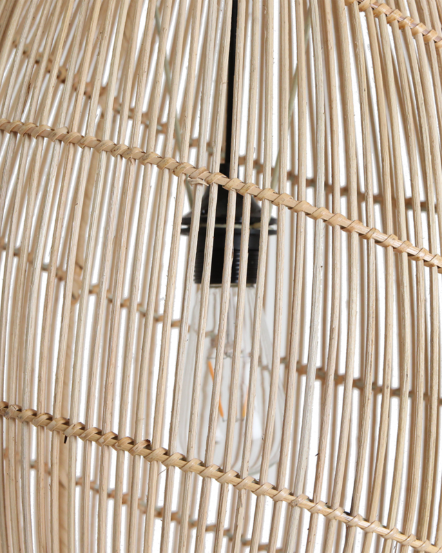 Raw Materials Amsterdam Hanglamp Luna | Rotan | D40 x H60 cm