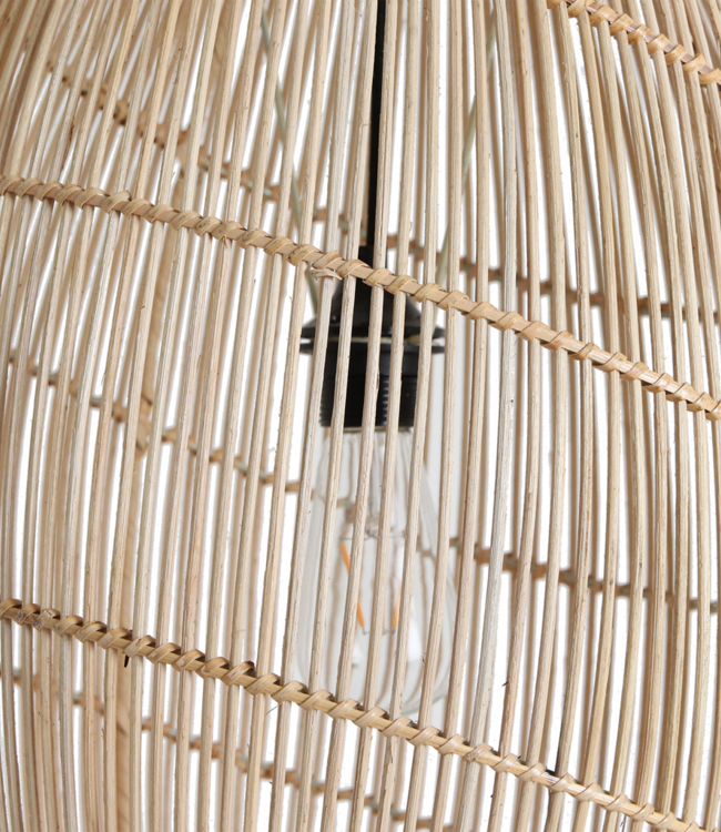 Raw Materials Amsterdam Hanglamp Luna | Rotan | D40 x H60 cm