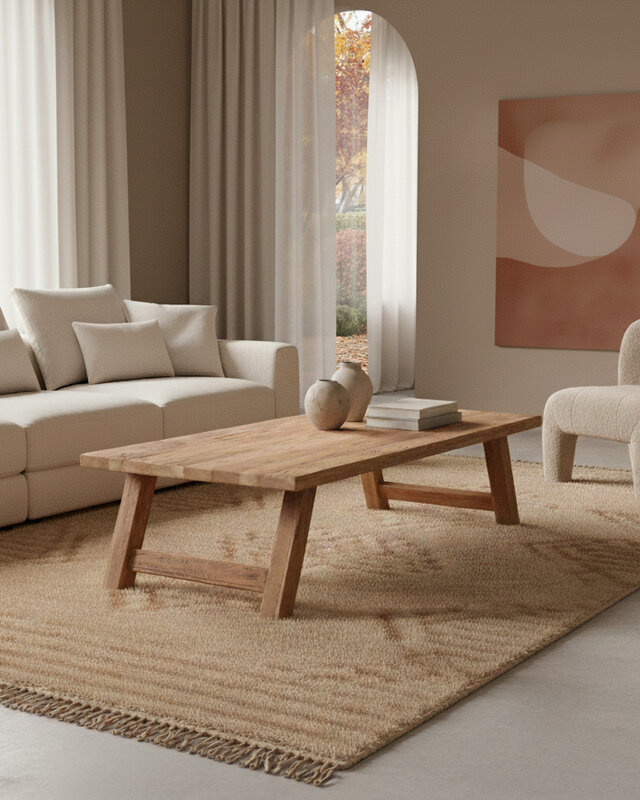 Raw Materials Amsterdam Salontafel | Farmwood | H38 x B65 x L140 cm