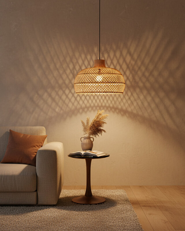 Raw Materials Amsterdam Hanglamp Maze | Rotan | D57 x H36 cm