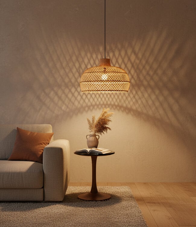 Raw Materials Amsterdam Hanglamp Maze | Rotan | D57 x H36 cm