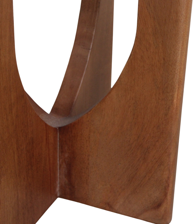 Raw Materials Amsterdam Bijzettafel Brunei | Marmer | Zwart | H50 x D40 cm