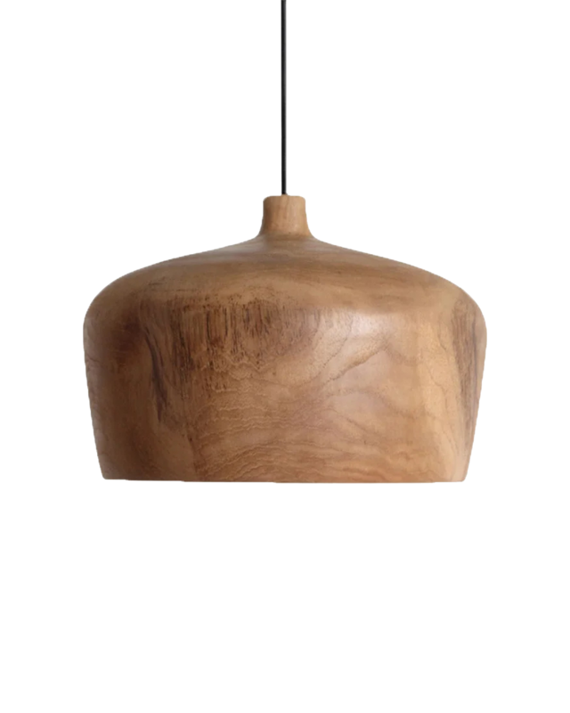 Raw Materials Amsterdam Sirocco Hanglamp | Teakhout | H20 x D30 cm