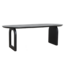 Raw Materials Amsterdam Bullnose Eettafel | Zwart | Mix | H76 x B200 x D90 cm