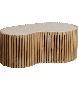 Raw Materials Amsterdam Oneindig marmeren salontafel Pool - 93x54x35 cm