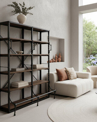 Raw Materials Amsterdam Archiefkast | Dubbel | Metaal | H200 cm