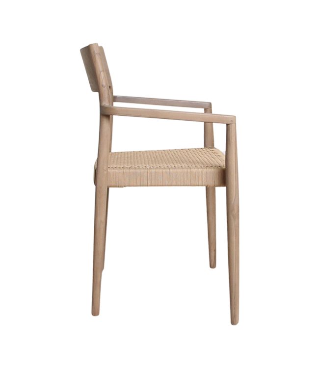 Raw Materials Amsterdam Freya Stoel | Set Van 2 | Naturel | H80 x B54 x D45 cm