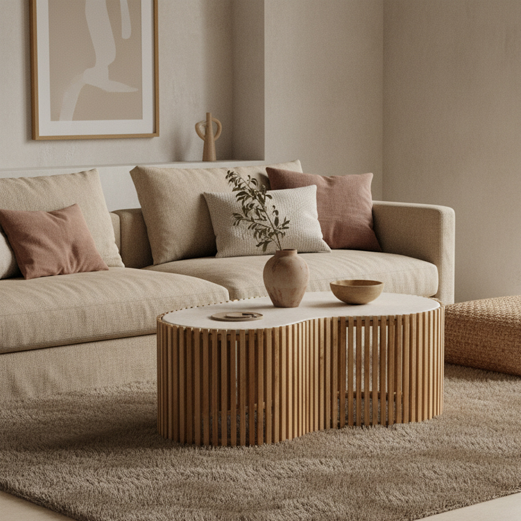 Raw Materials Amsterdam Salontafel Pool | Marmer | Oneindig | L93 x B54 x H35 cm