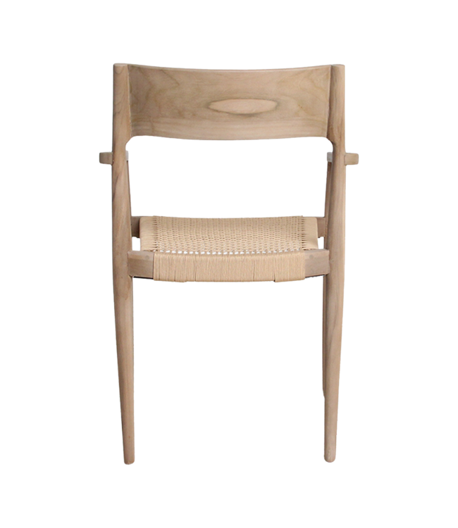 Raw Materials Amsterdam Freya Stoel | Set Van 2 | Naturel | H80 x B54 x D45 cm