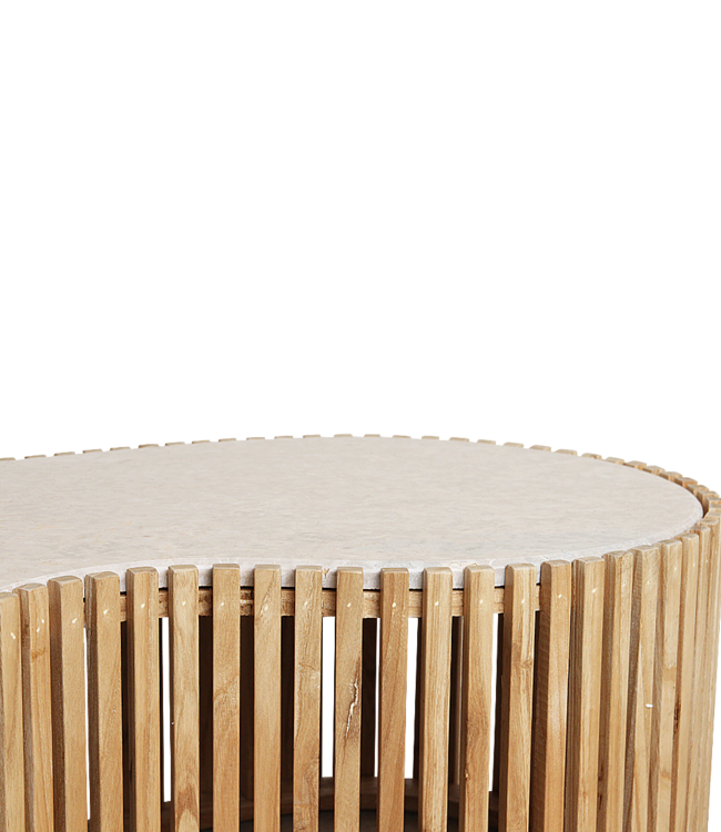 Raw Materials Amsterdam Salontafel Pool | Marmer | Oneindig | L93 x B54 x H35 cm