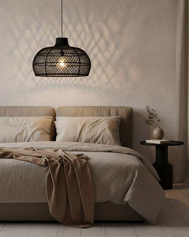 Raw Materials Amsterdam Hanglamp Maze | Rotan | D 57 x H 36 cm