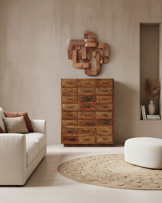 Raw Materials Amsterdam Factory Kast | 24 Lades | H106 x B80 x D40 cm
