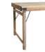 Raw Materials Amsterdam Eettafel | Opklapbaar | Limewash | L165 x B75 x H76 cm