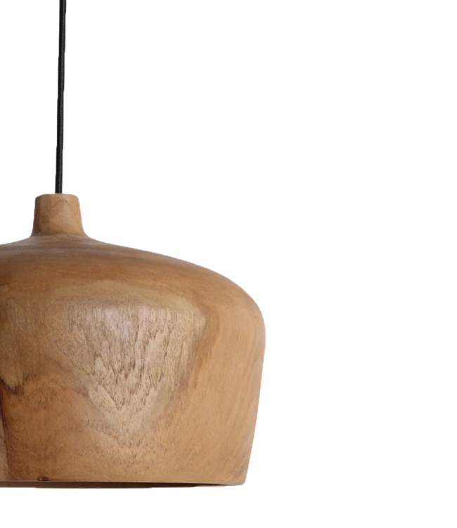 Raw Materials Amsterdam Sirocco Hanglamp | Teakhout | H20 x D30 cm