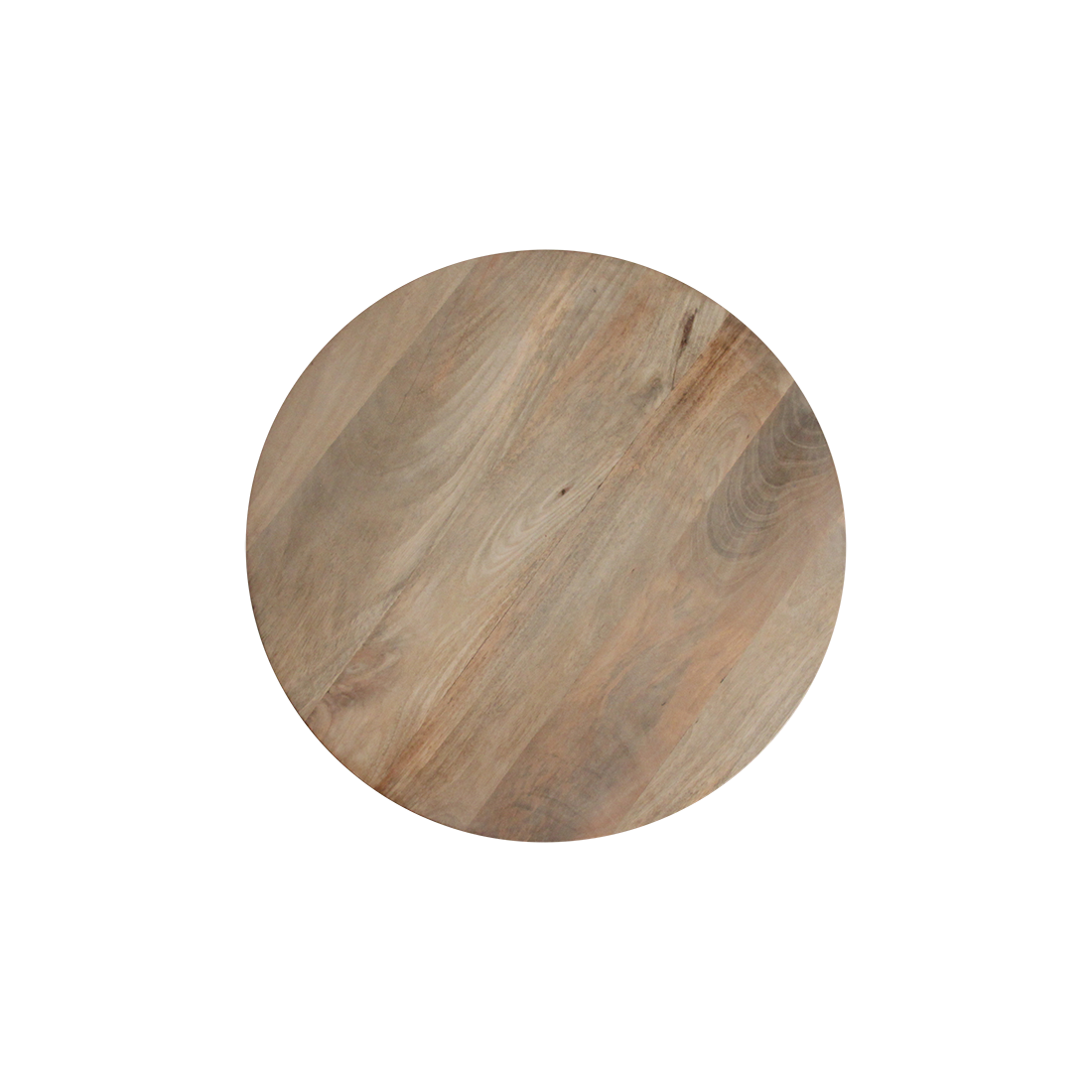 Raw Materials Amsterdam Bullnose Bijzettafel | Naturel | H40 x D55 cm