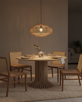 Raw Materials Amsterdam Eettafel | Eiffel | Rond | H76 x D120 cm