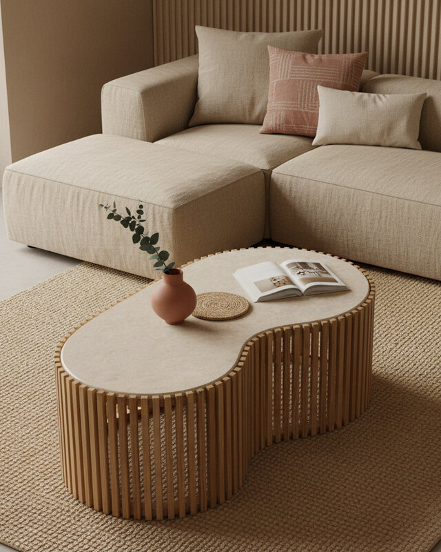 Raw Materials Amsterdam Salontafel Pool | Marmer | Oneindig | L93 x B54 x H35 cm