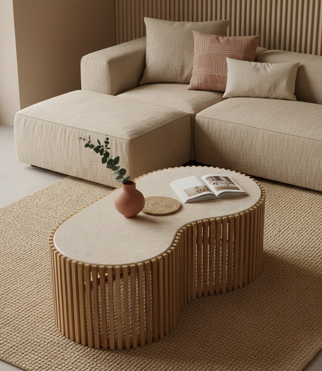 Raw Materials Amsterdam Salontafel Pool | Marmer | Oneindig | L93 x B54 x H35 cm