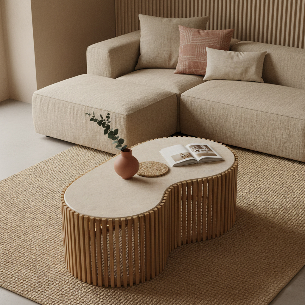 Raw Materials Amsterdam Salontafel Pool | Marmer | Oneindig | L93 x B54 x H35 cm