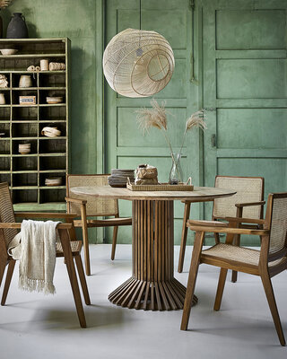 Raw Materials Amsterdam Eettafel | Eiffel | Rond | H76 x D140 cm