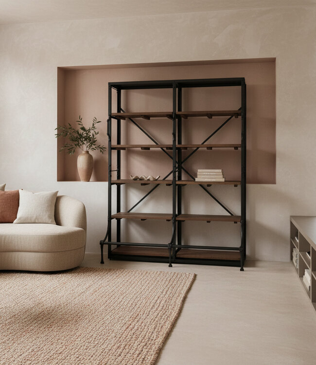 Raw Materials Amsterdam Archiefkast | Dubbel | Metaal | H200 cm