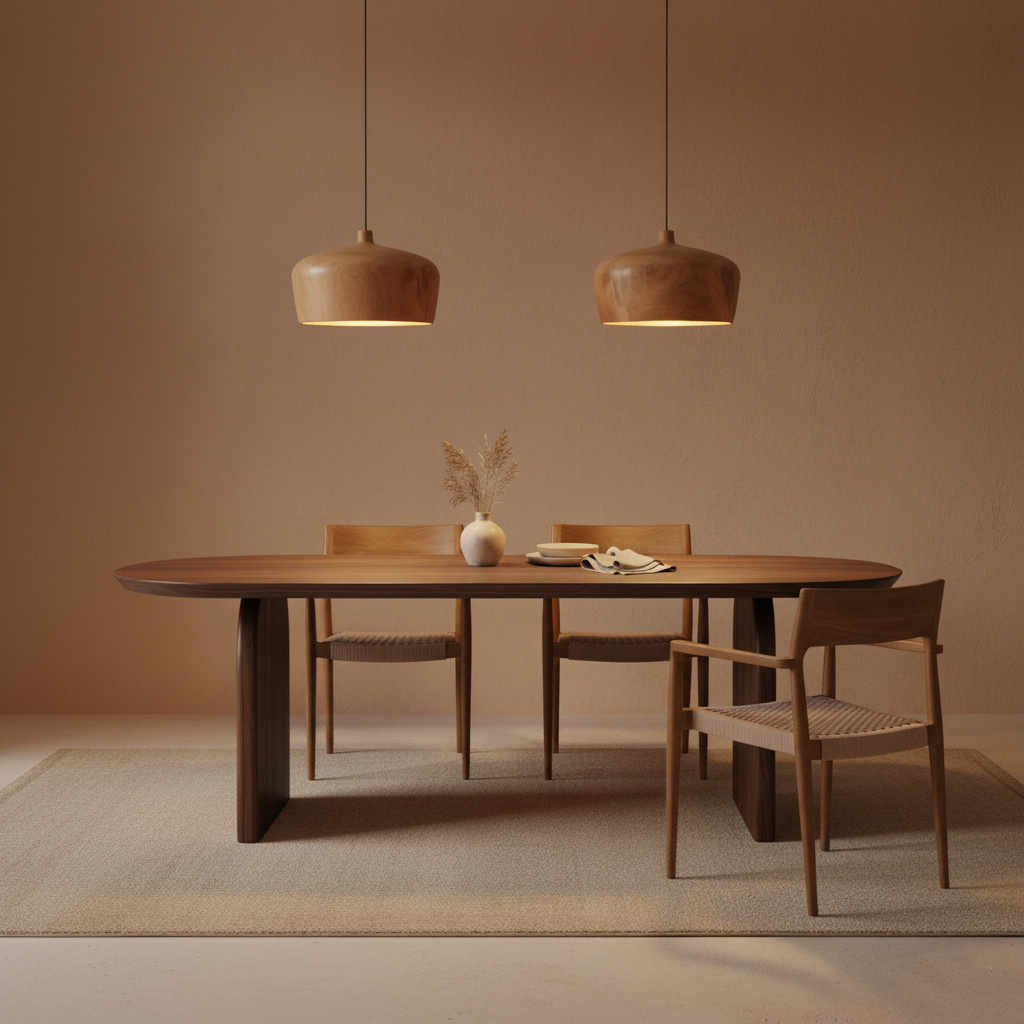 Raw Materials Amsterdam Sirocco Hanglamp | Teakhout | H20 x D30 cm
