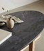 Raw Materials Amsterdam Salontafel | Marmeren | Ovaal | Zwart | L120 x B60 x H38