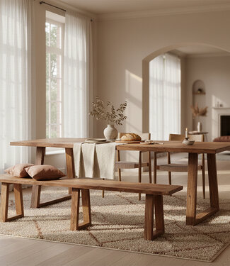 Raw Materials Amsterdam Farmwood Eettafel | H76 x B200 x D90 cm