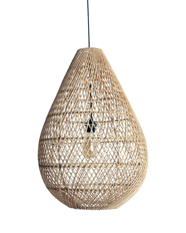 Raw Materials Amsterdam Hanglamp Maze | Druppel | Naturel | D45 x H65 cm
