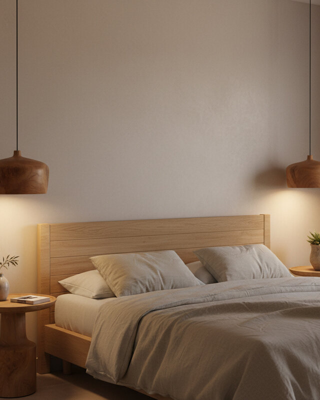 Raw Materials Amsterdam Sirocco Hanglamp | Teakhout | H20 x D30 cm