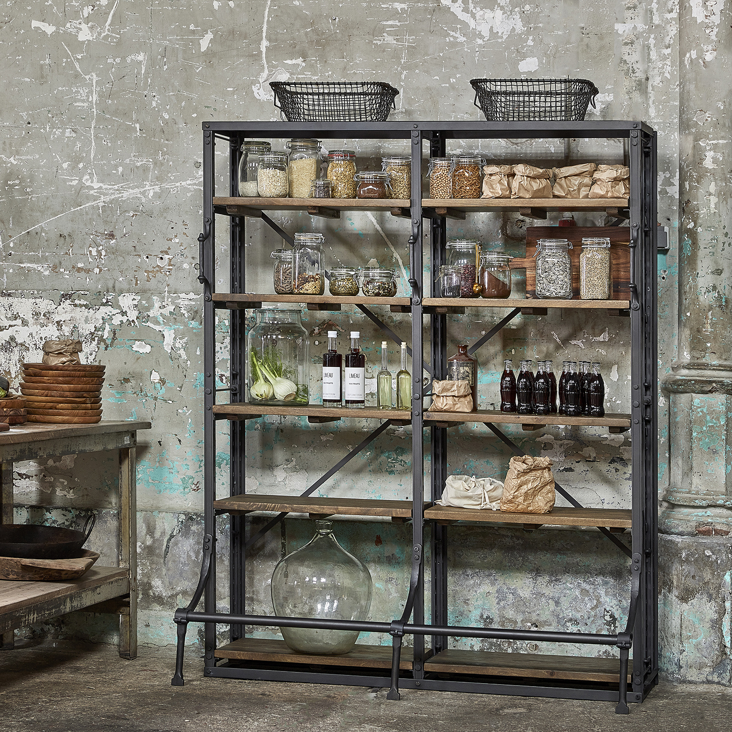 Raw Materials Amsterdam Archiefkast | Dubbel | Metaal | H200 cm
