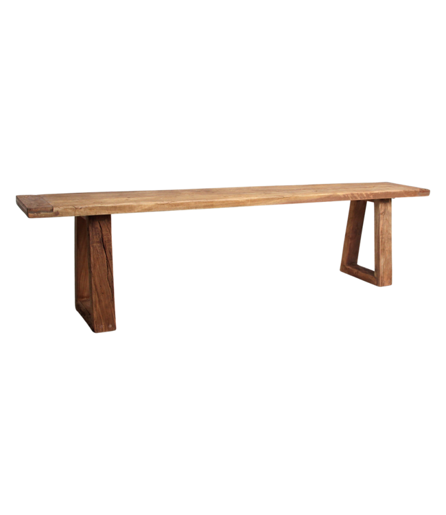 Raw Materials Amsterdam Farmwood Eetkamerbank | Bruin | H45 x B180 x D30 cm