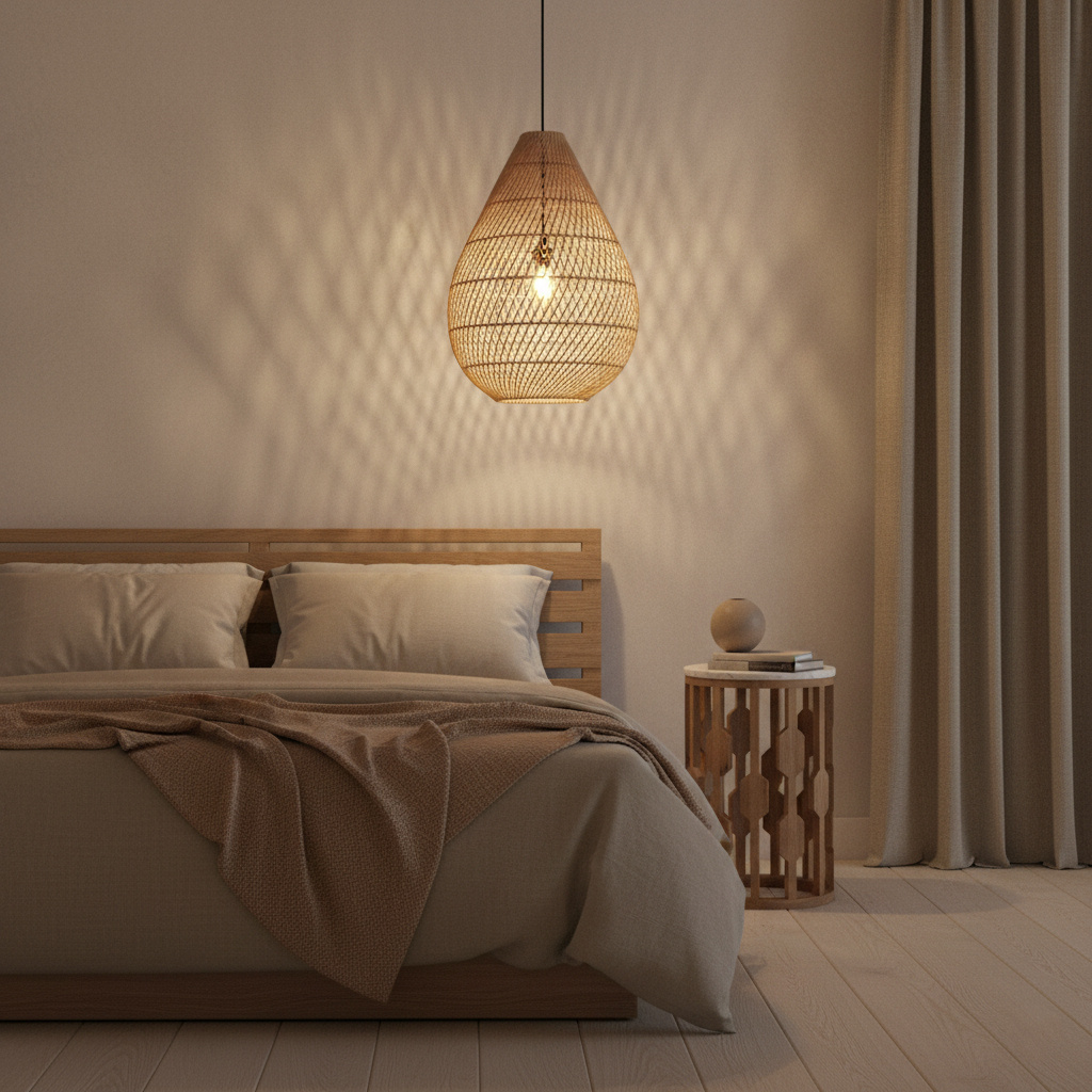 Raw Materials Amsterdam Hanglamp Maze | Druppel | Naturel | D45 x H65 cm