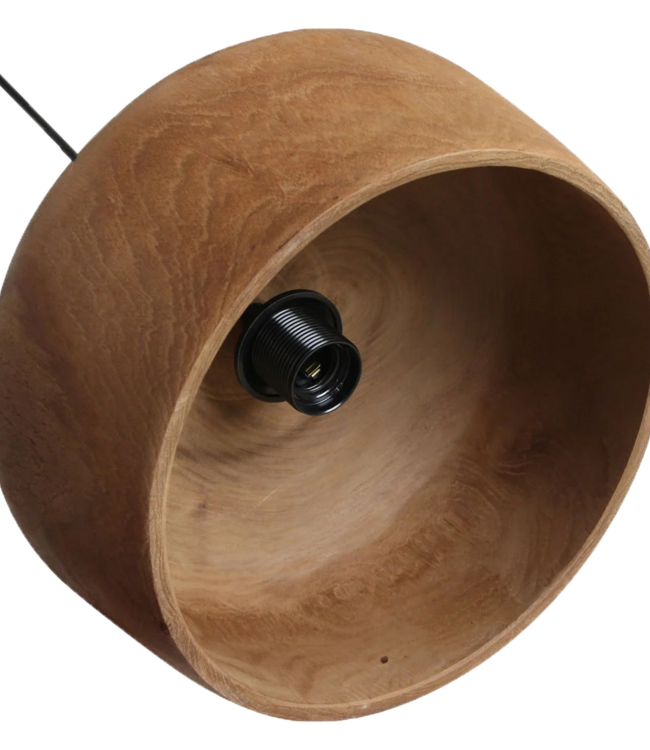 Raw Materials Amsterdam Sirocco Hanglamp | Teakhout | H20 x D30 cm