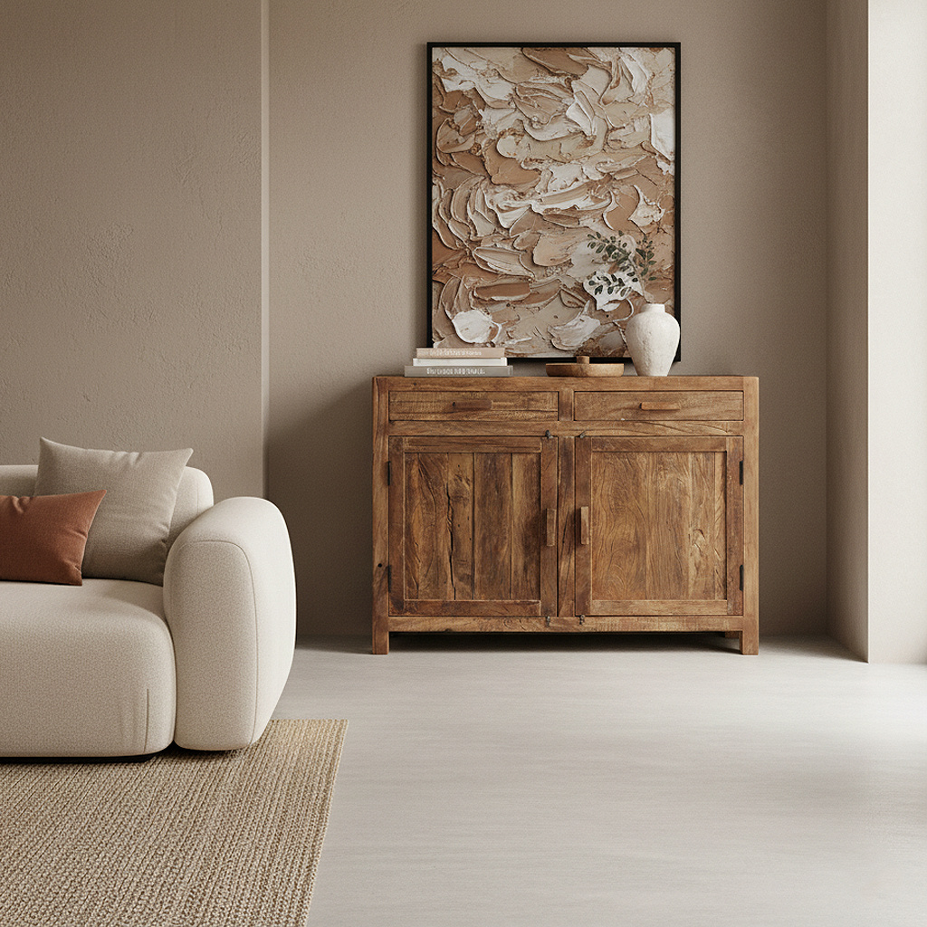 Raw Materials Amsterdam Farmwood Dressoir | 2 Deuren | H90 x B120 x D38 cm