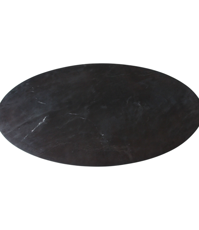 Raw Materials Amsterdam Salontafel | Marmeren | Ovaal | Zwart | L120 x B60 x H38