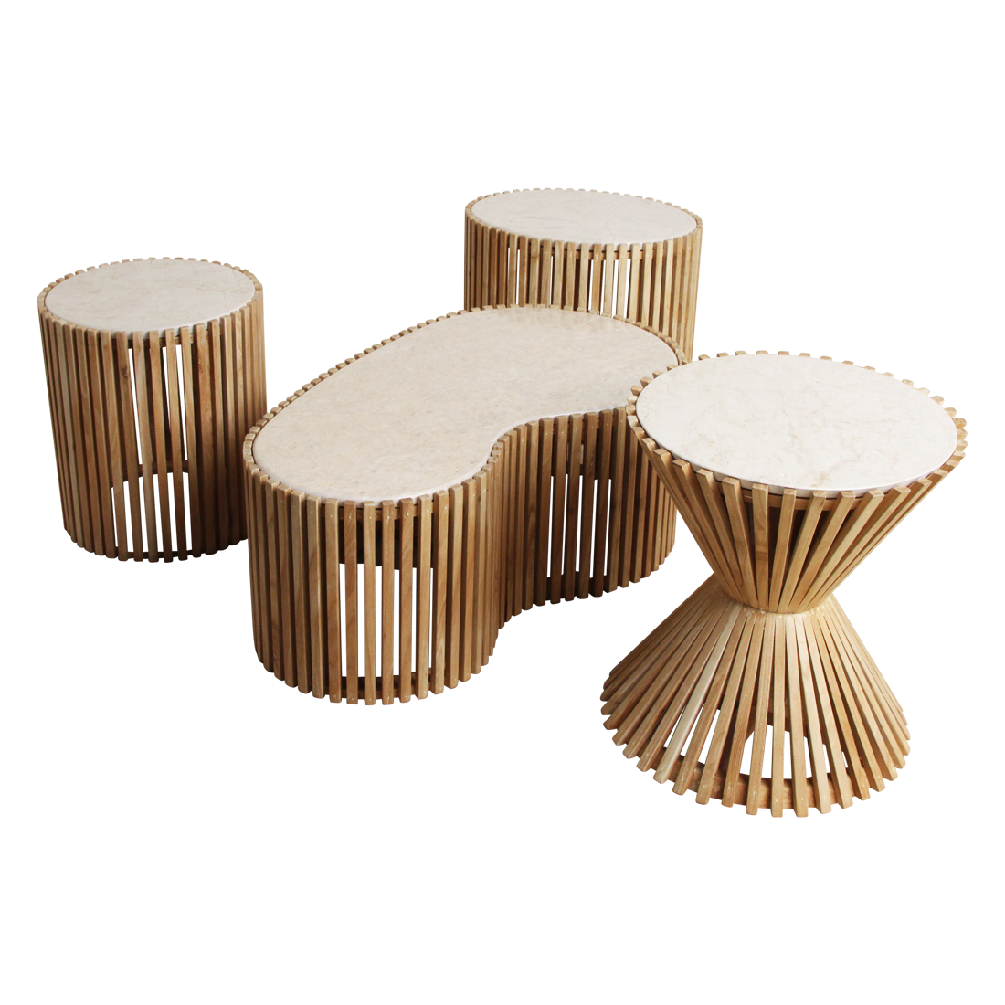 Raw Materials Amsterdam Salontafel Pool | Marmer | Oneindig | L93 x B54 x H35 cm