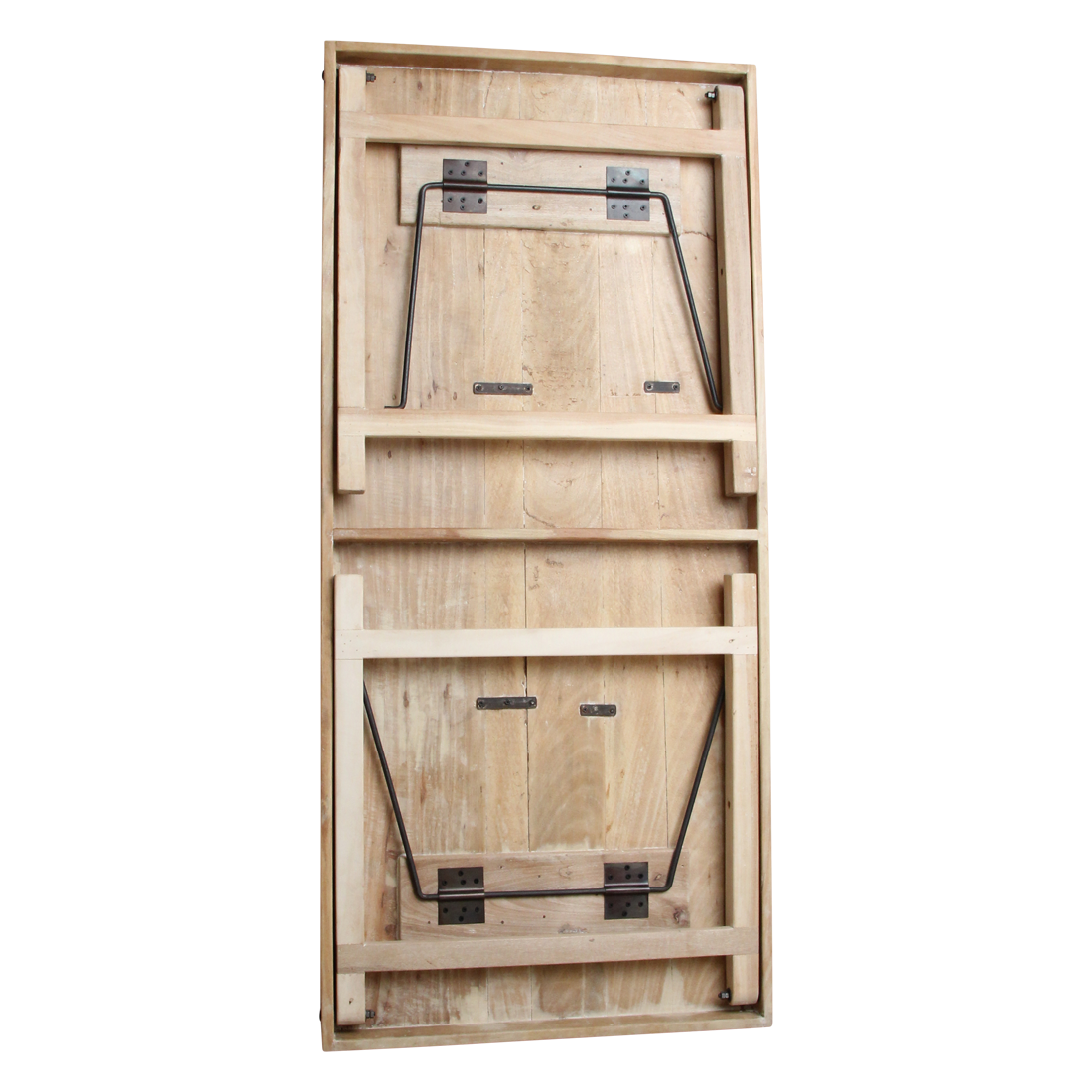 Raw Materials Amsterdam Eettafel | Opklapbaar | Limewash | L165 x B75 x H76 cm