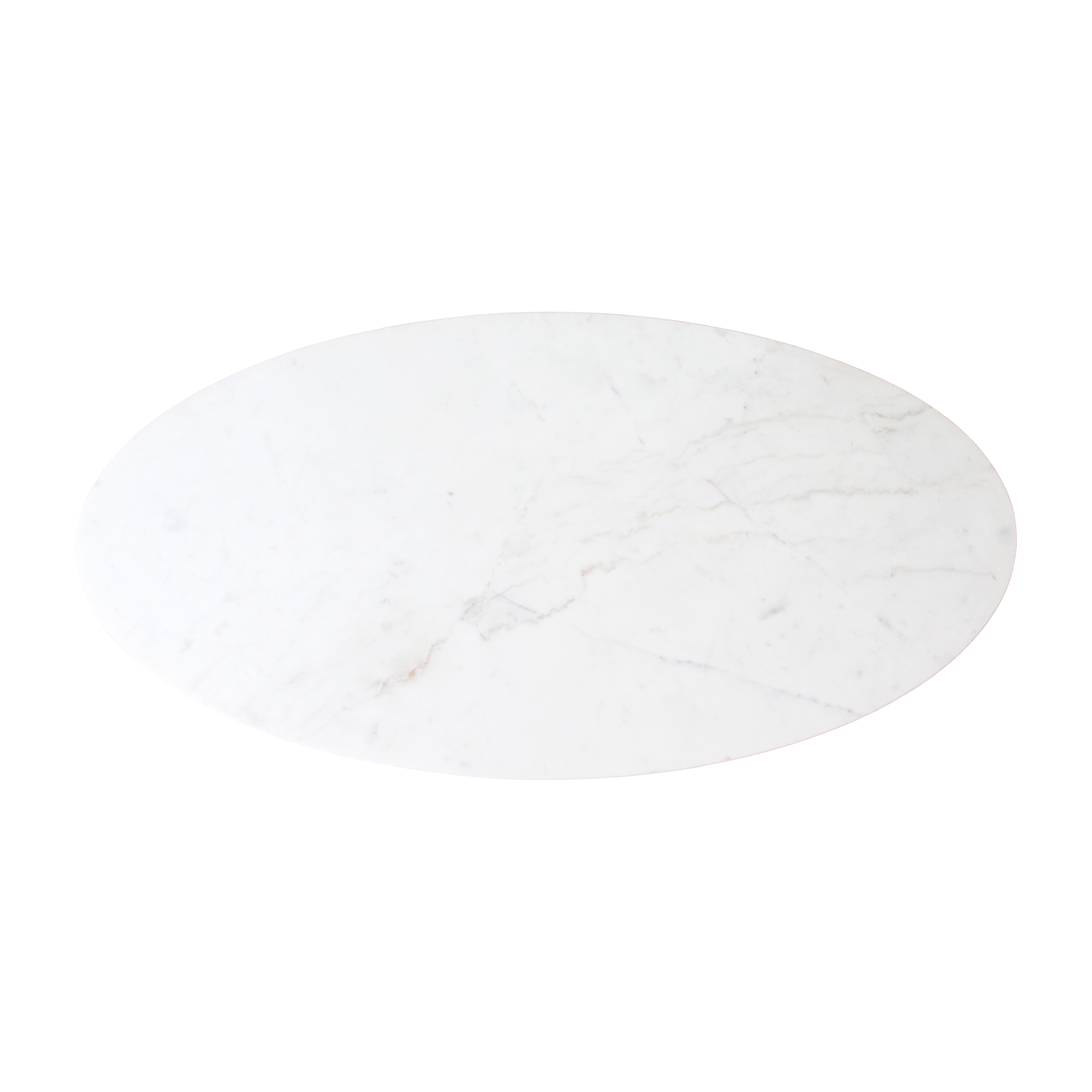 Raw Materials Amsterdam Salontafel Marmer | Ovaal | Wit | L120 x B60 x H38 cm