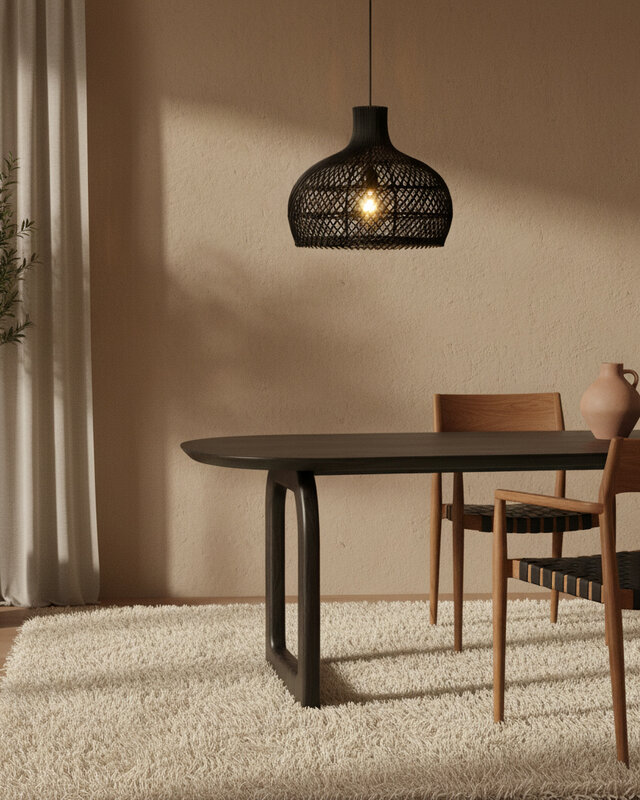 Raw Materials Amsterdam Hanglamp Maze | Rotan | D42 x H36 cm