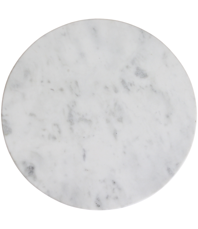 Raw Materials Amsterdam Bijzettafel  Sawarak | Marmer | Wit | H50 x D40 cm