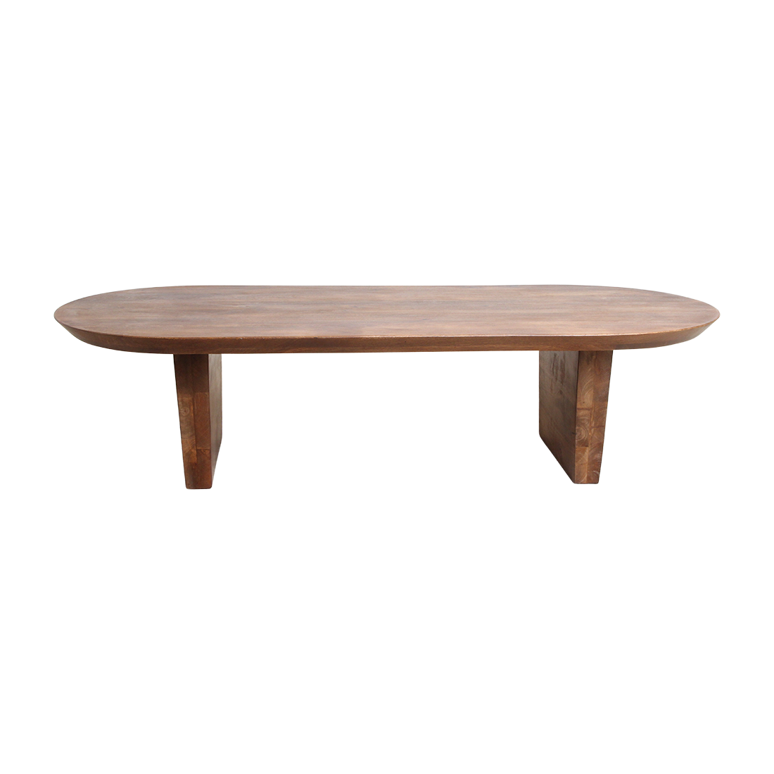 Raw Materials Amsterdam Bullnose | Salontafel | Bruin | L140 x B60 x H35 cm