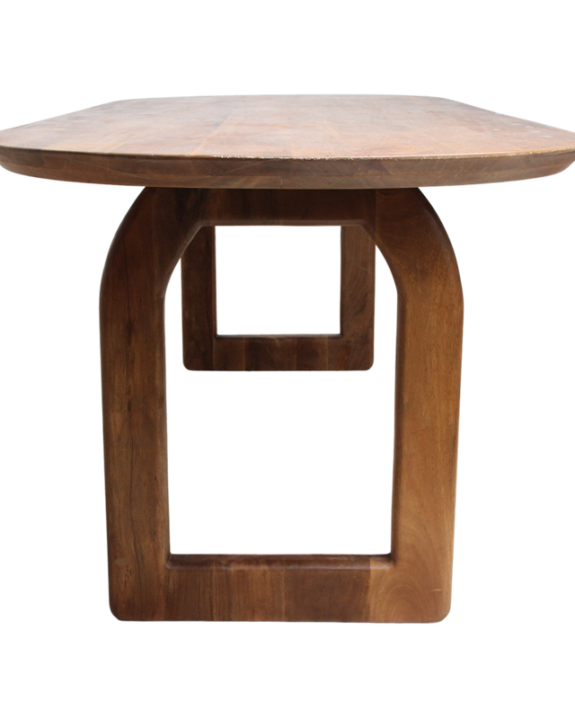 Raw Materials Amsterdam Bullnose | Eettafel | Bruin | 180 cm