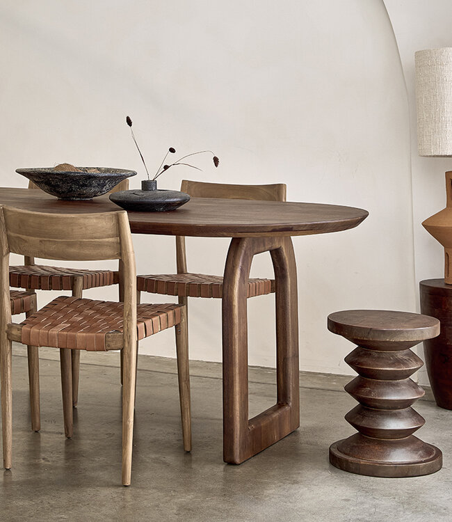 Raw Materials Amsterdam Bullnose | Eettafel | Bruin | 180 cm